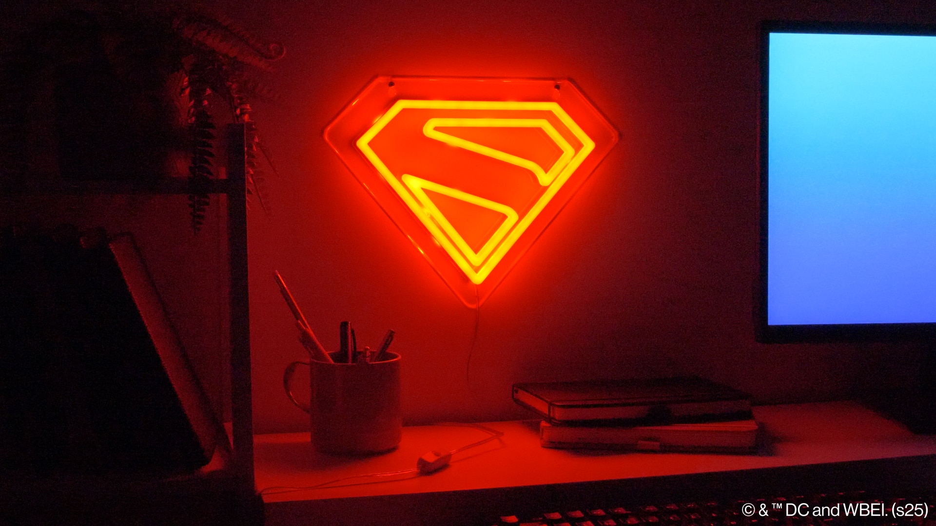 Luz de parede néon LED Superman SUPERMAN 8