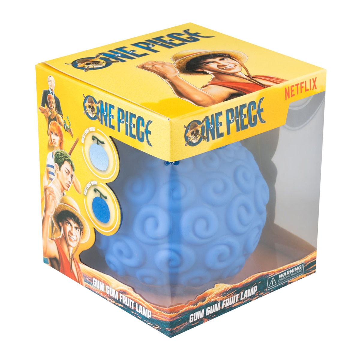 Lâmpada 3D Fruta Gum Gum One Piece Grupo Erik Azul-7