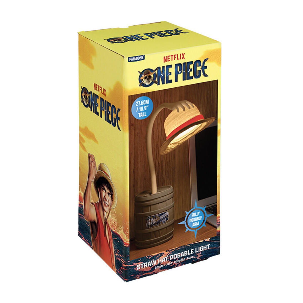Lámpara Luffy Sombrero Paja One Piece Multicolor-4