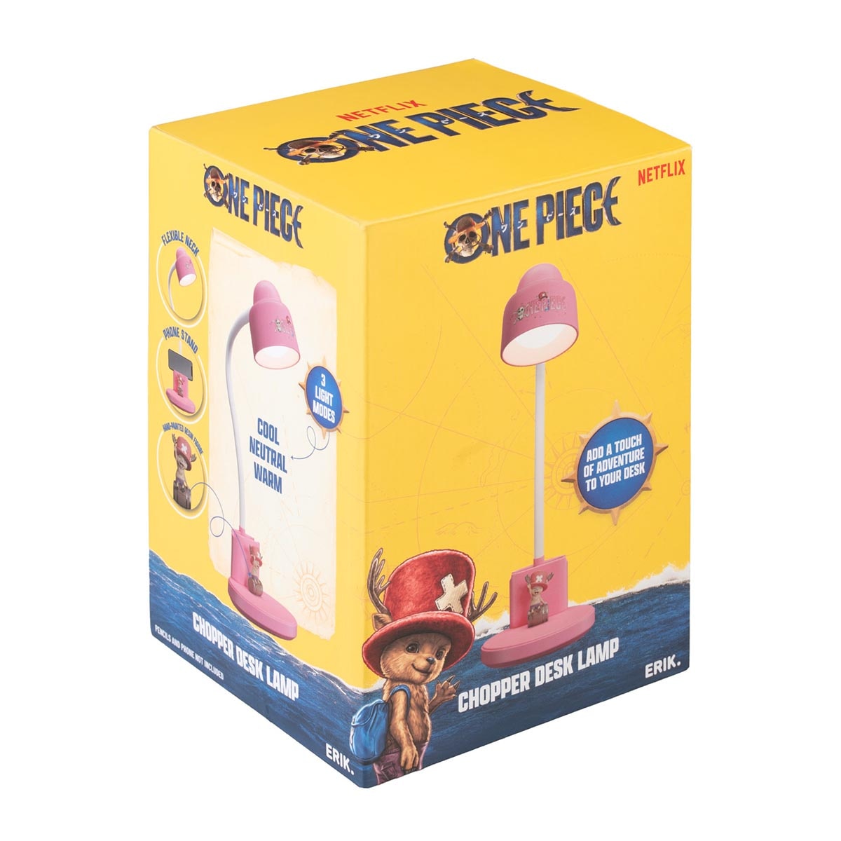 Candeeiro Flexo One Piece Netflix Rosa-2