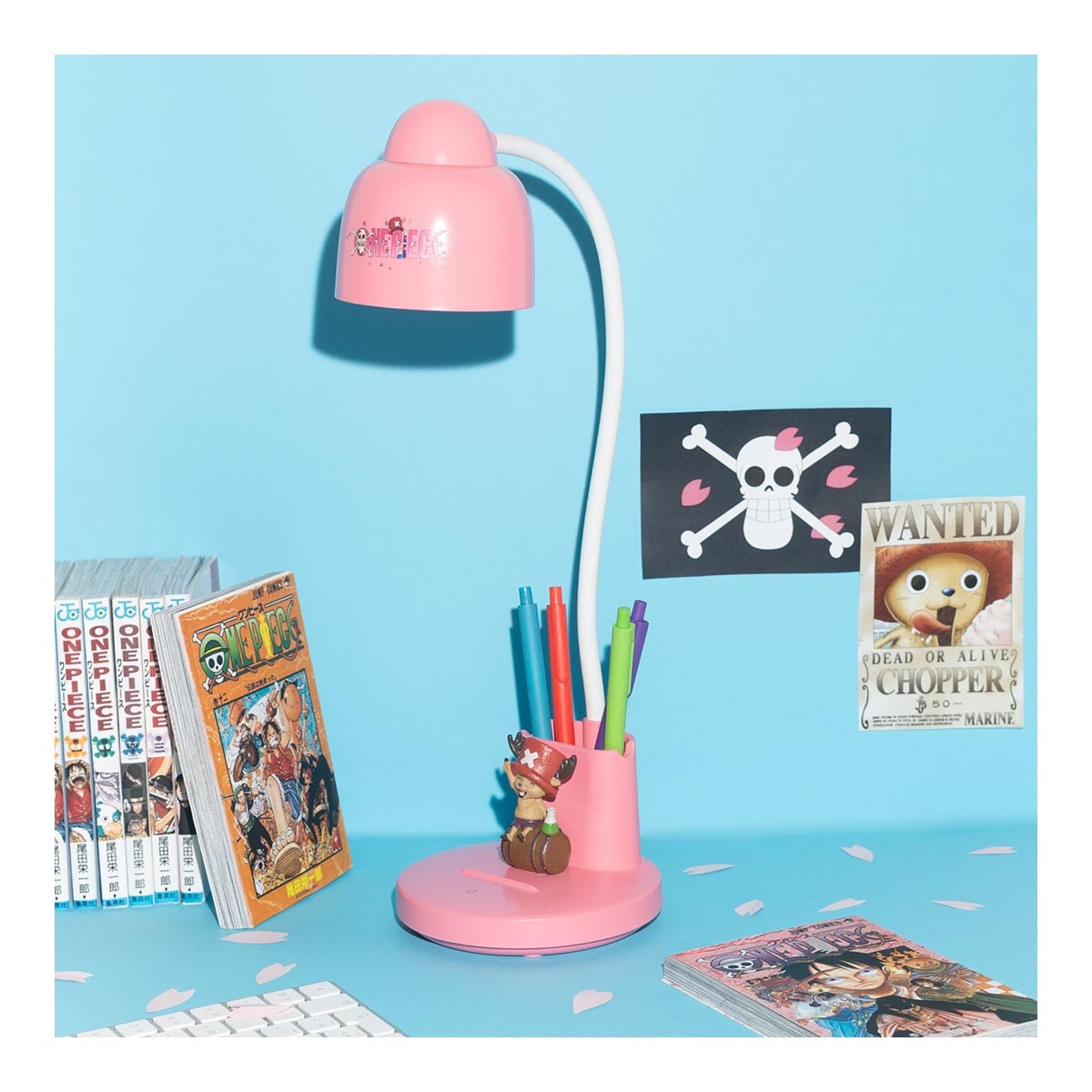 Candeeiro Flexo One Piece Netflix Rosa-5