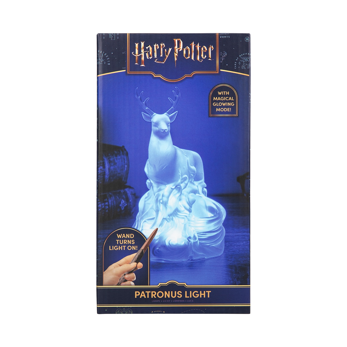Candeeiro Patronus Comando Varita Harry Potter Paladone Azul-7