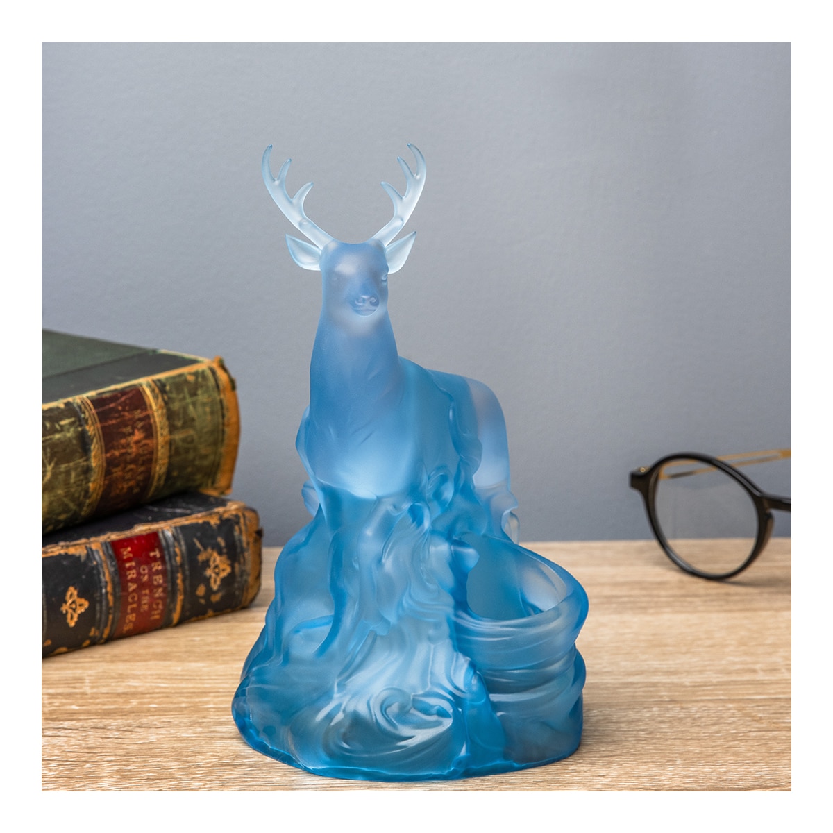 Candeeiro Patronus Comando Varita Harry Potter Paladone Azul-9