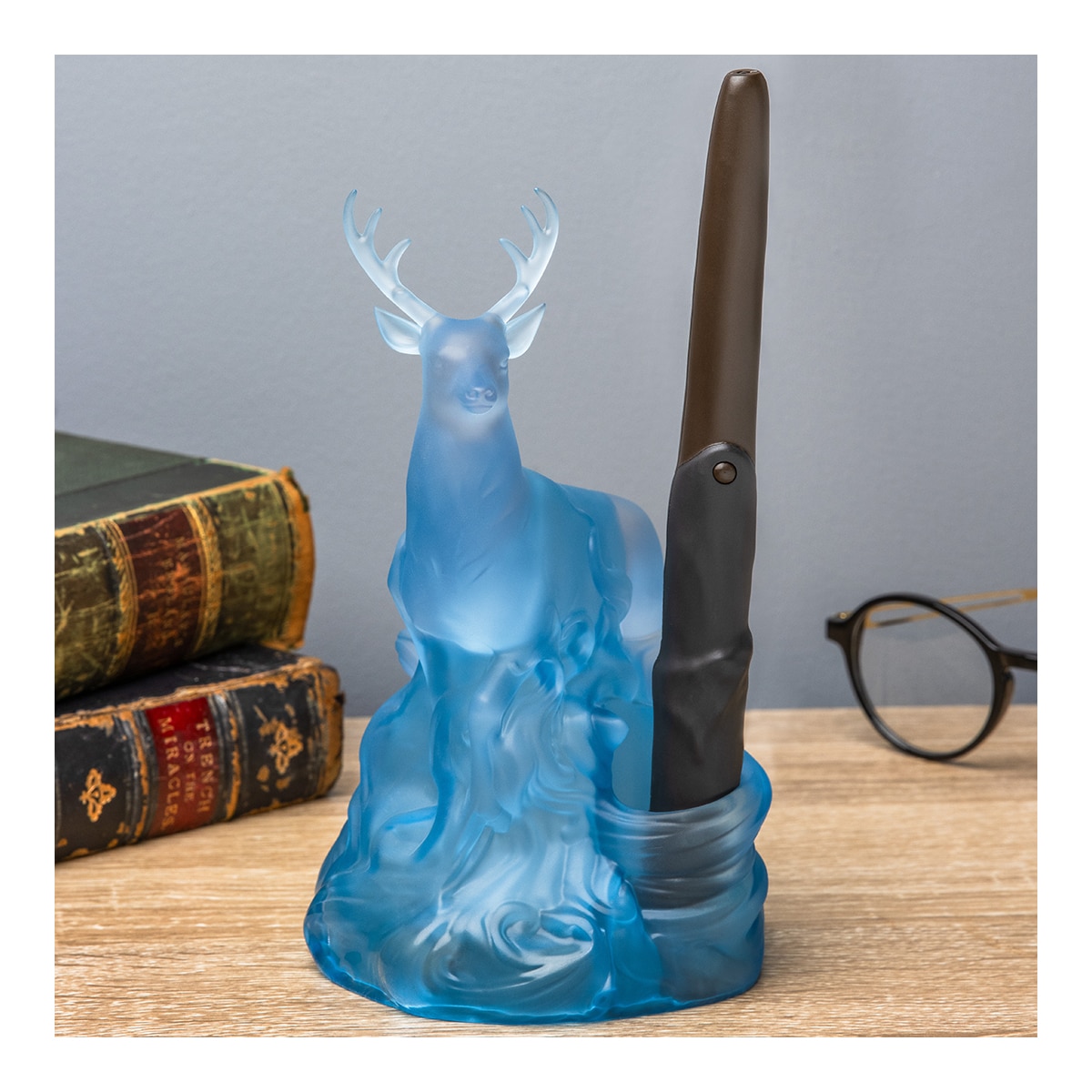 Candeeiro Patronus Comando Varita Harry Potter Paladone Azul-10