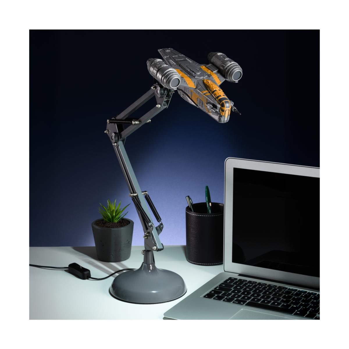 Candeeiro Flexo Razor Crest Star Wars The Mandalorian Cinzento-4