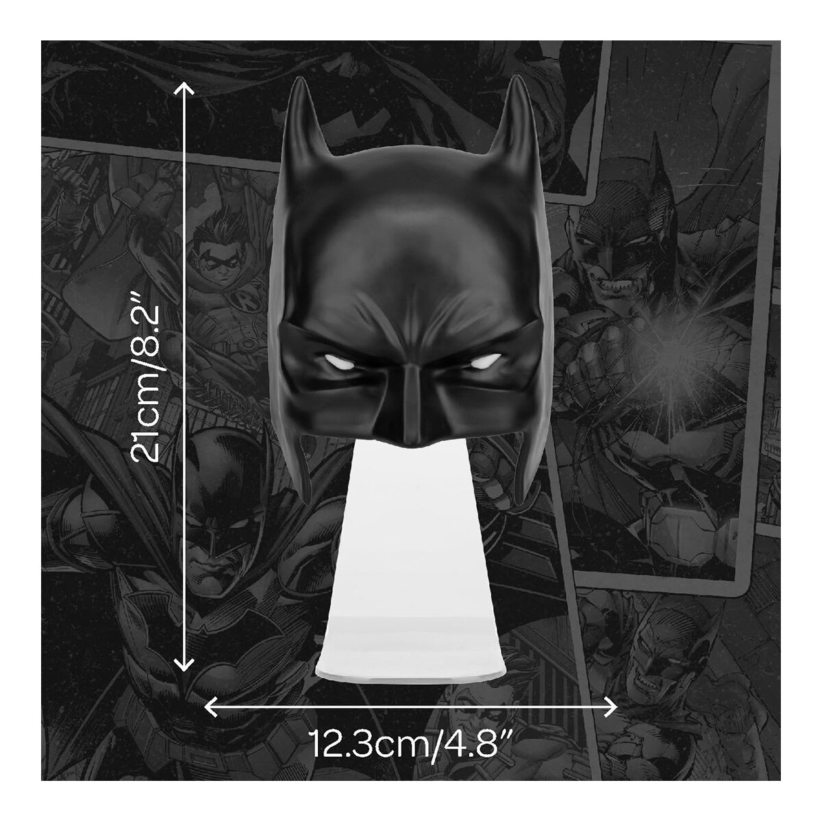 Lámpara Batman Mask Light Dc Comics Batman Paladone Negro-4