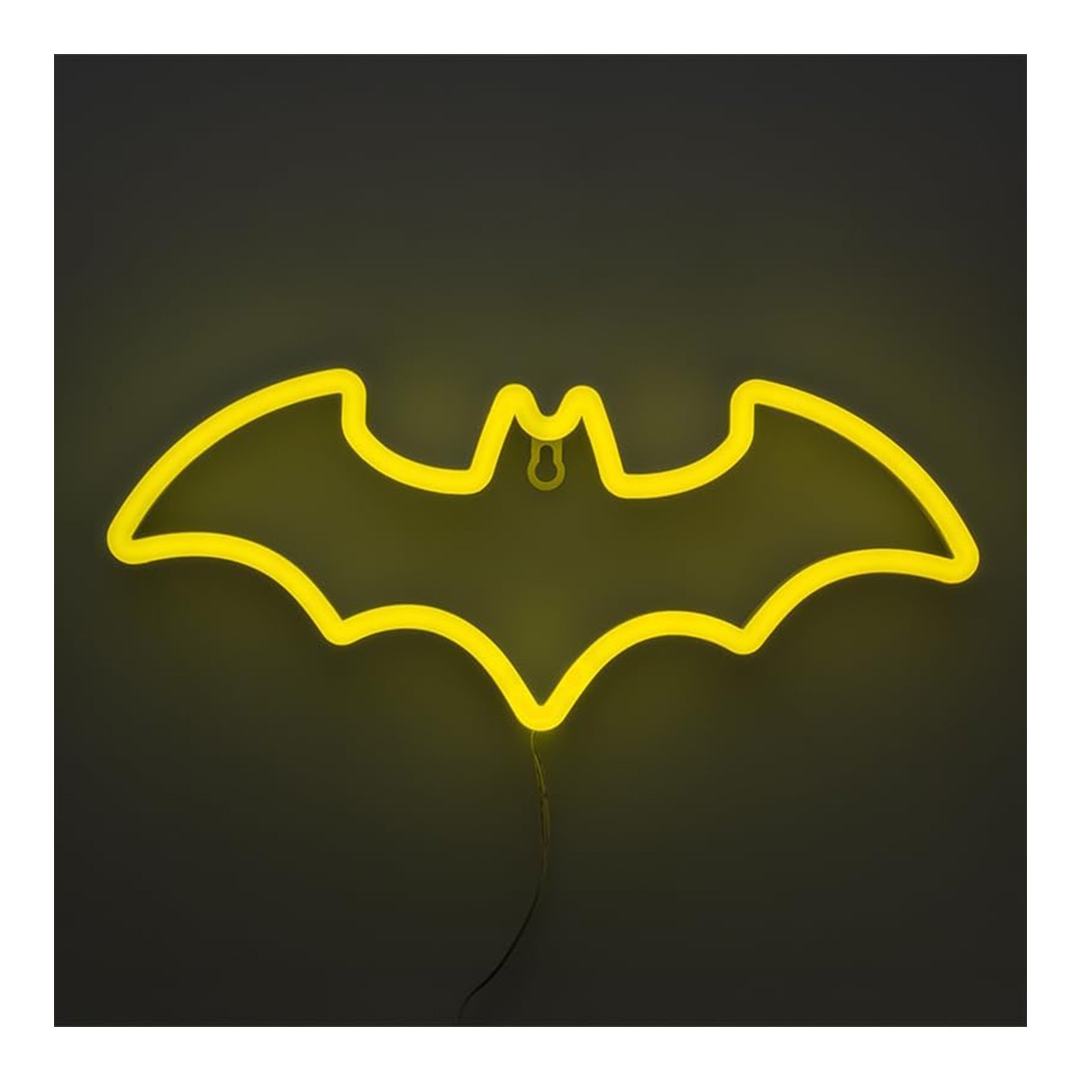 Candeeiro Batman Logo Neon Dc Comics Batman Paladone Amarelo-2