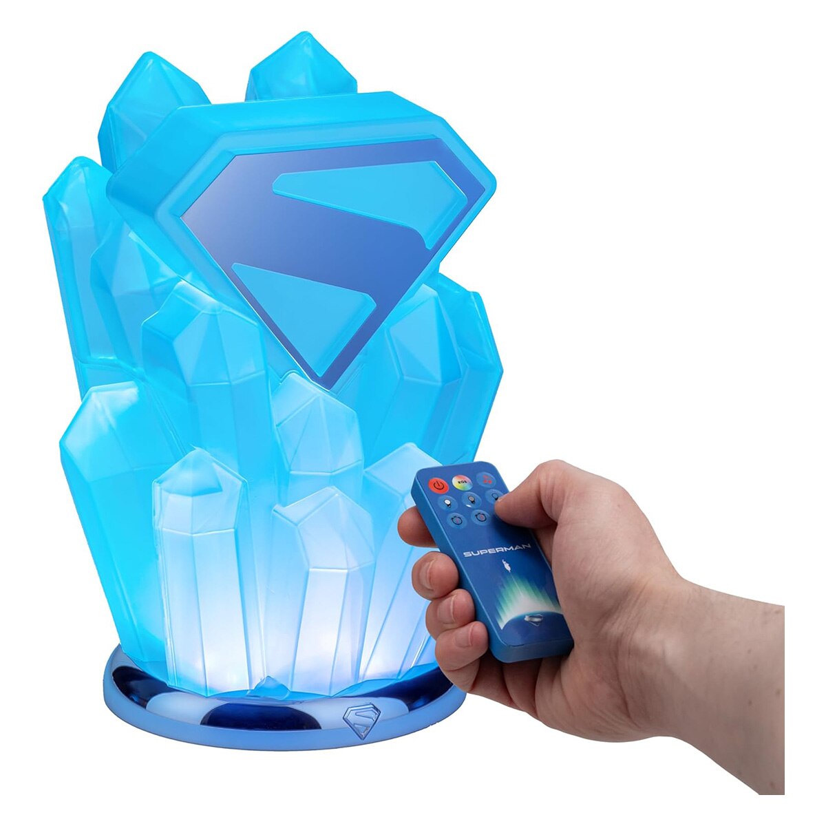 Candeeiro Superman Fortress Solitude Dc Comics Superman Paladone Azul-2