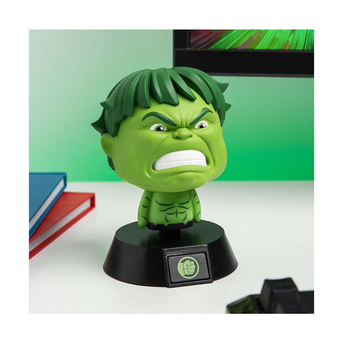 Imagen 2 de Lámpara Icon Light Hulk Marvel Hulk Paladone Verde