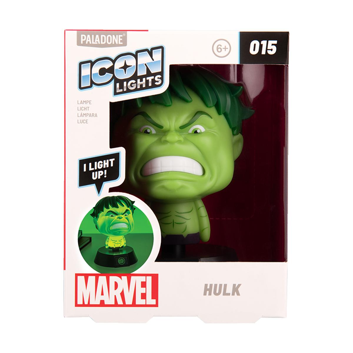 Imagen 6 de Lámpara Icon Light Hulk Marvel Hulk Paladone Verde