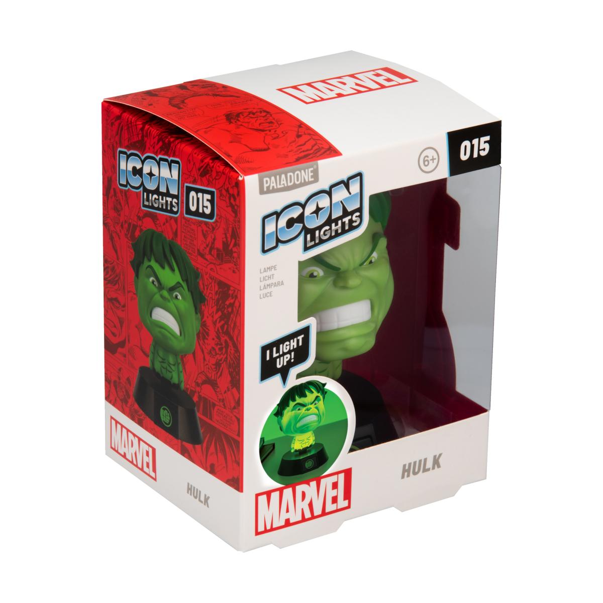 Imagen 7 de Lámpara Icon Light Hulk Marvel Hulk Paladone Verde