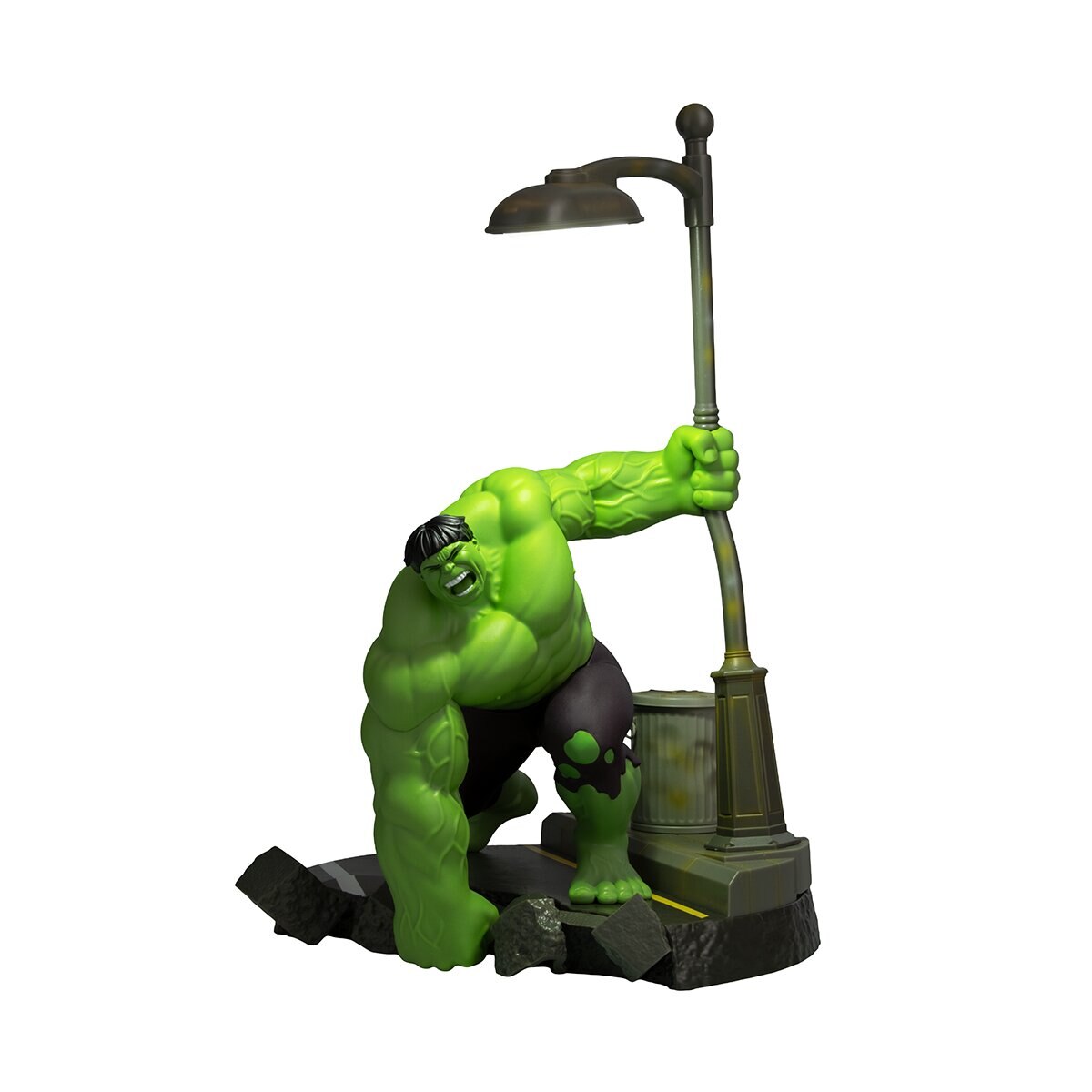 Candeeiro Hulk Diorama Hulk Marvel Paladone 3