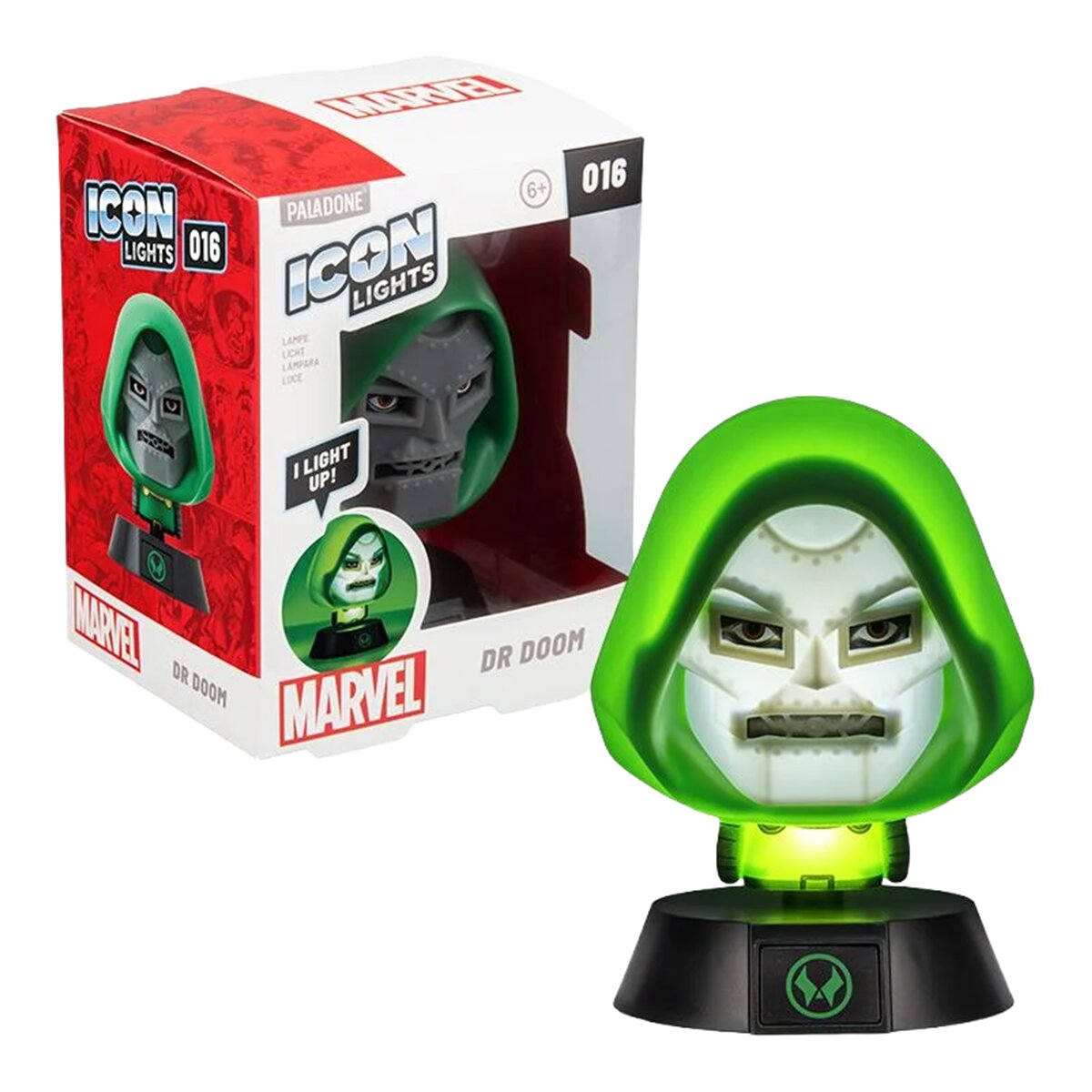 Imagem 0 de Luz de Ícone Dr. Doom Marvel Lâmpada dos Vingadores