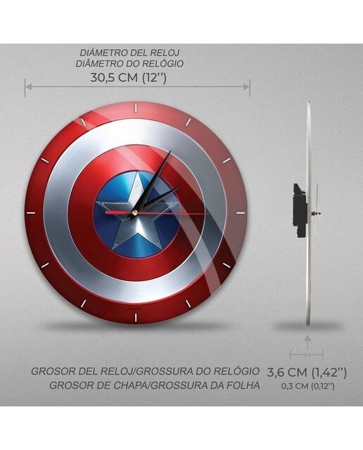 Relógio Marvel Capitão América 9