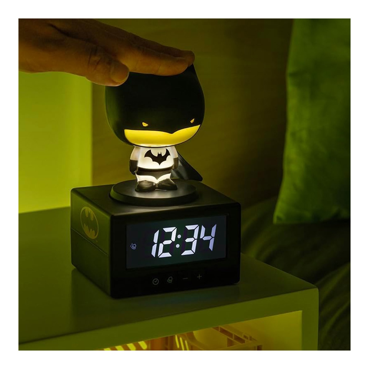 Relógio Alarme Batman Dc Comics Batman Paladone Vermelho-4