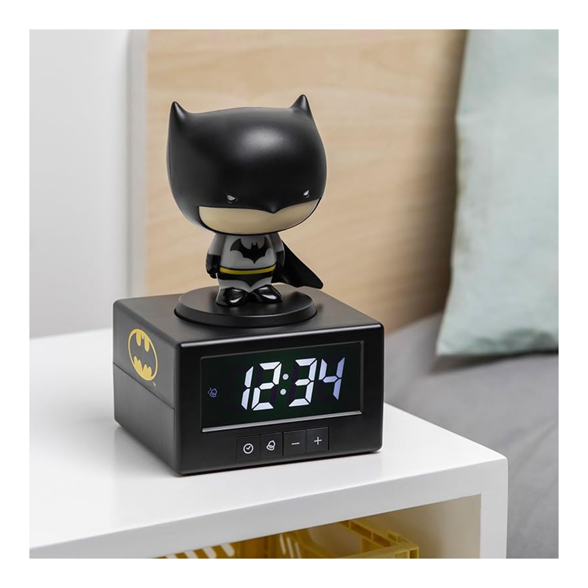 Relógio Alarme Batman Dc Comics Batman Paladone Vermelho-5