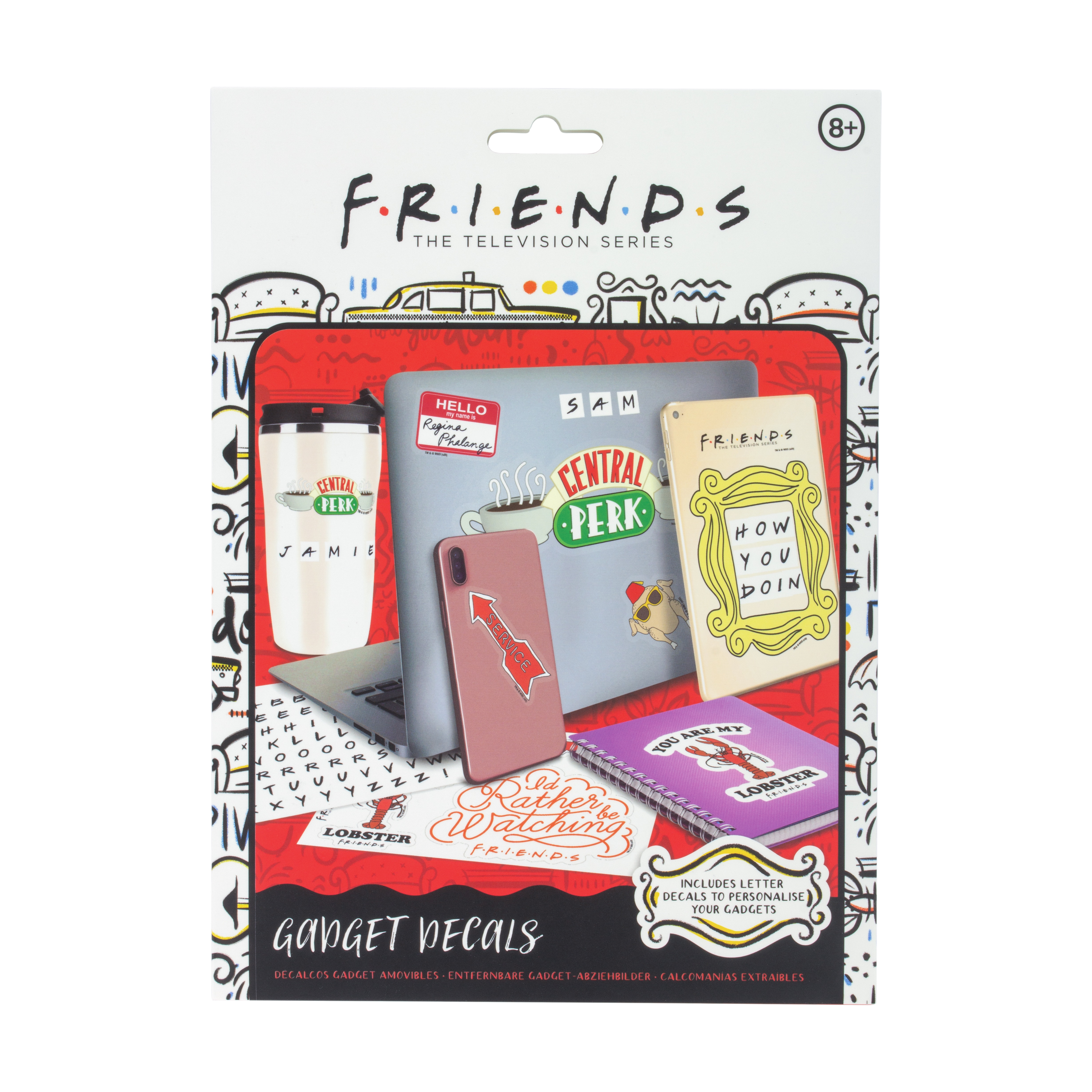 Conjunto Autocolantes Friends 2