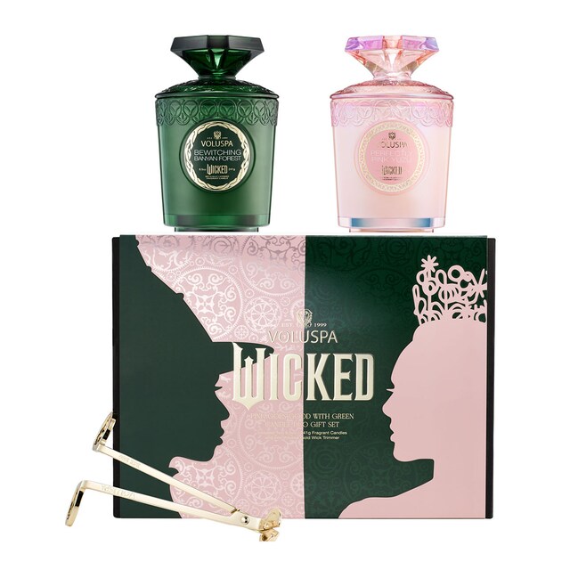 Set regalo velas con tijeras Wicked