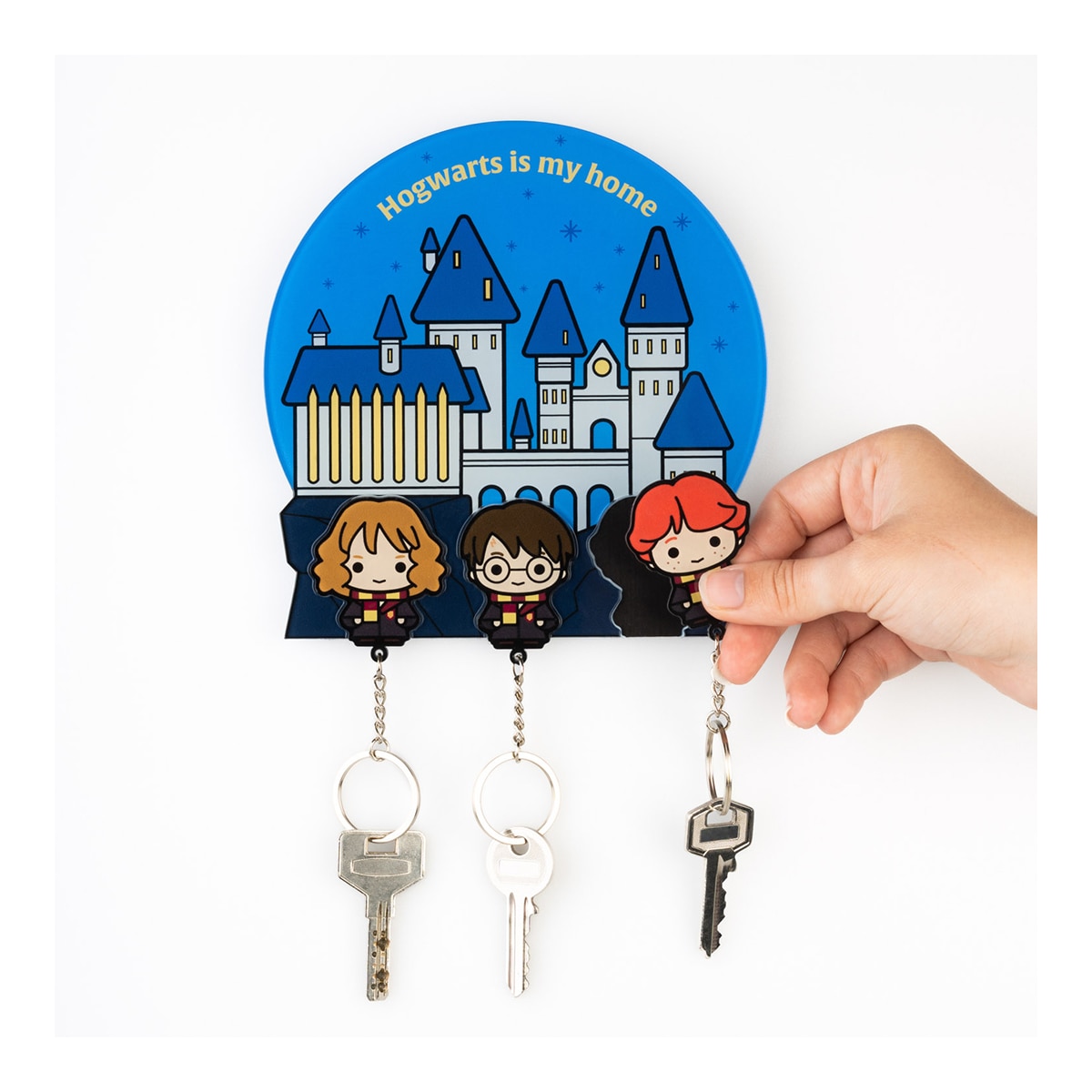 Porta-chaves e chaveiro Harry Potter Erik Azul-2