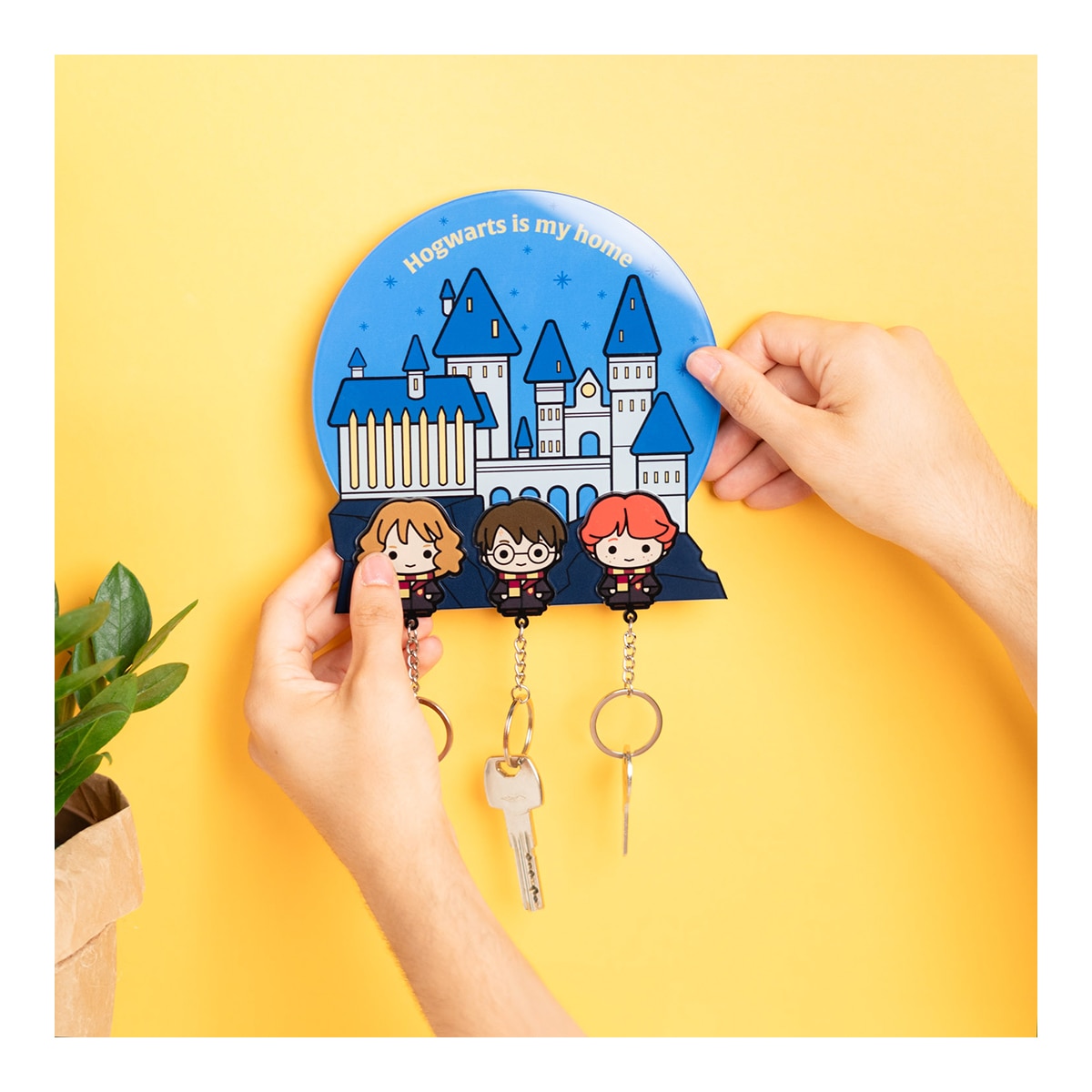 Porta-chaves e chaveiro Harry Potter Erik Azul-8