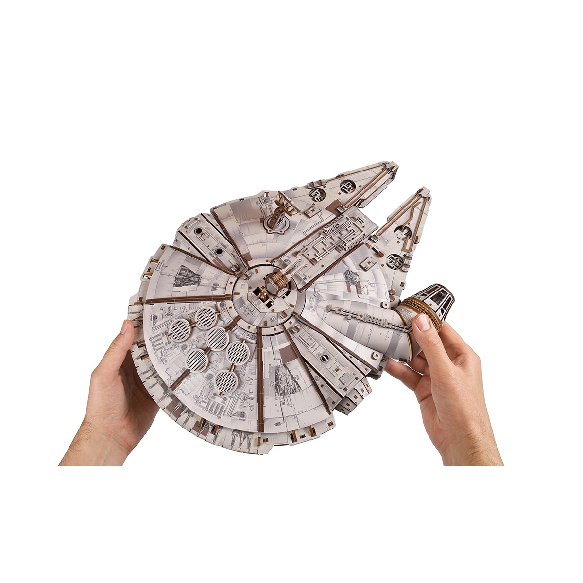 Maquete Millennium Falcon™ Star Wars Ugears Madeira-3