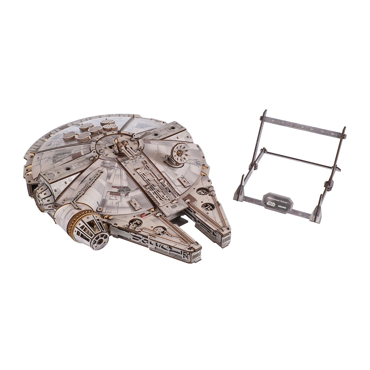 Maquete Millennium Falcon™ Star Wars Ugears Madeira-4