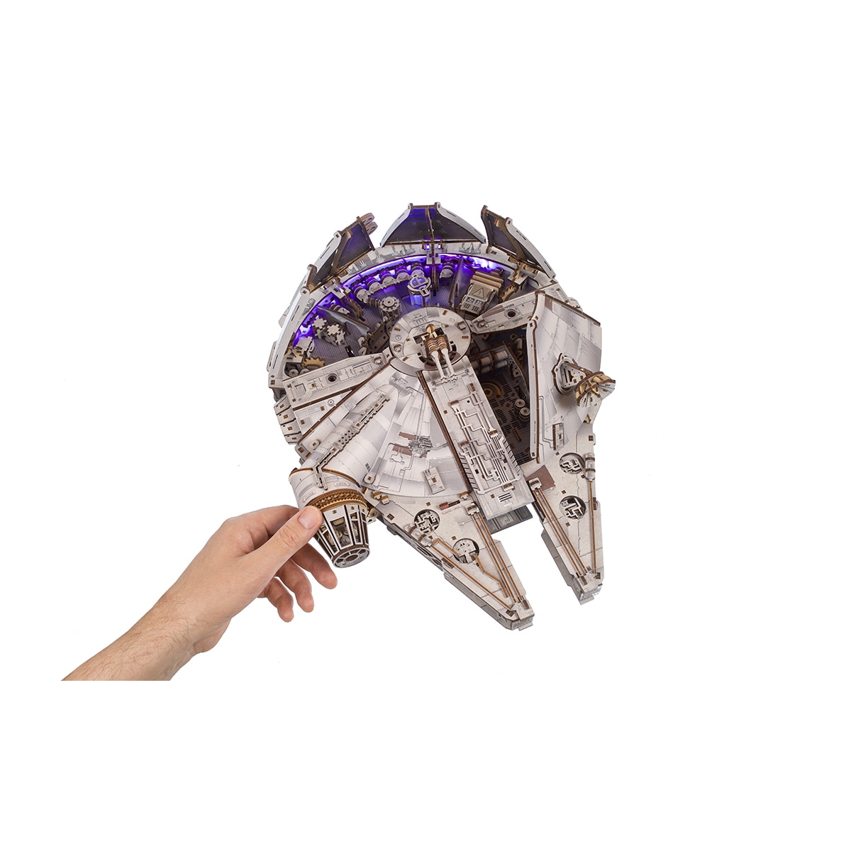 Maquete Millennium Falcon™ Star Wars Ugears Madeira-5