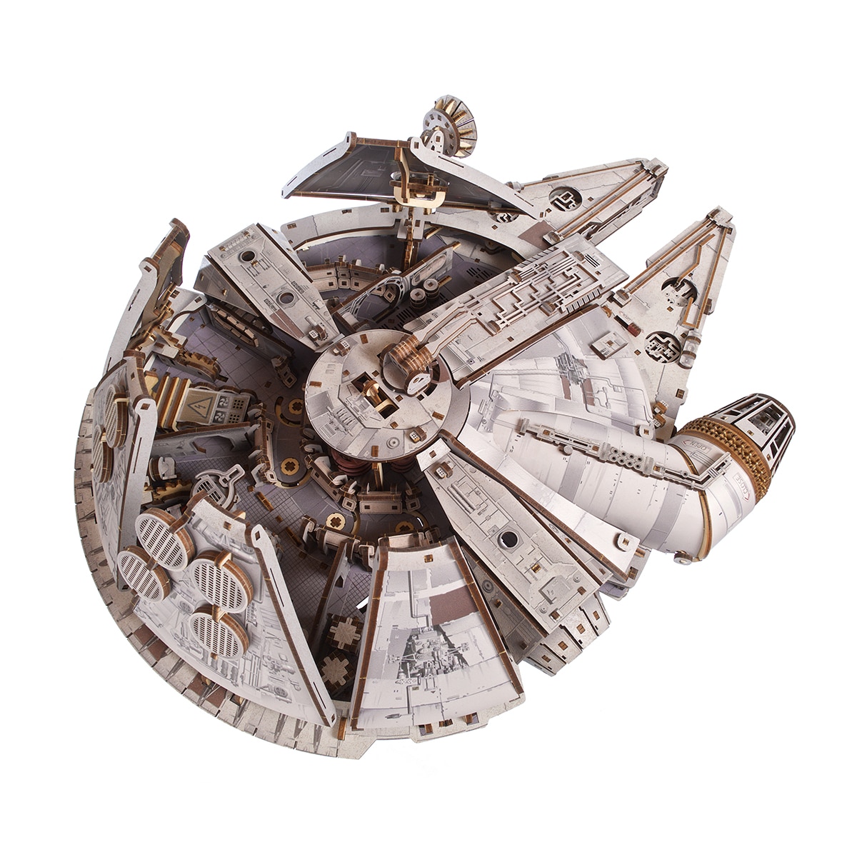 Maquete Millennium Falcon™ Star Wars Ugears Madeira-6