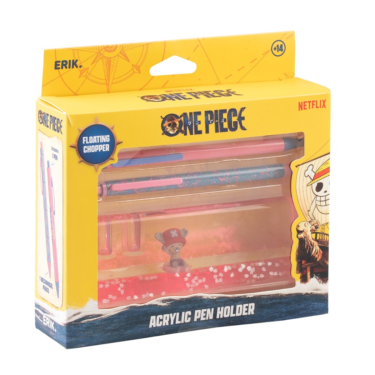 Portalapiz Acrilic Chopper One Piece Netflix Rosa-3