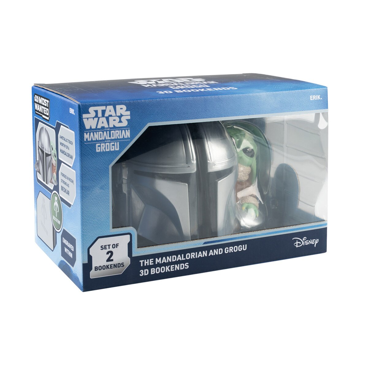 Suporte para Livros Mandalorian & Grogu Star Wars The Mandalorian Cinzento-2