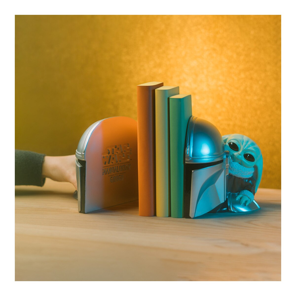 Suporte para Livros Mandalorian & Grogu Star Wars The Mandalorian Cinzento-3