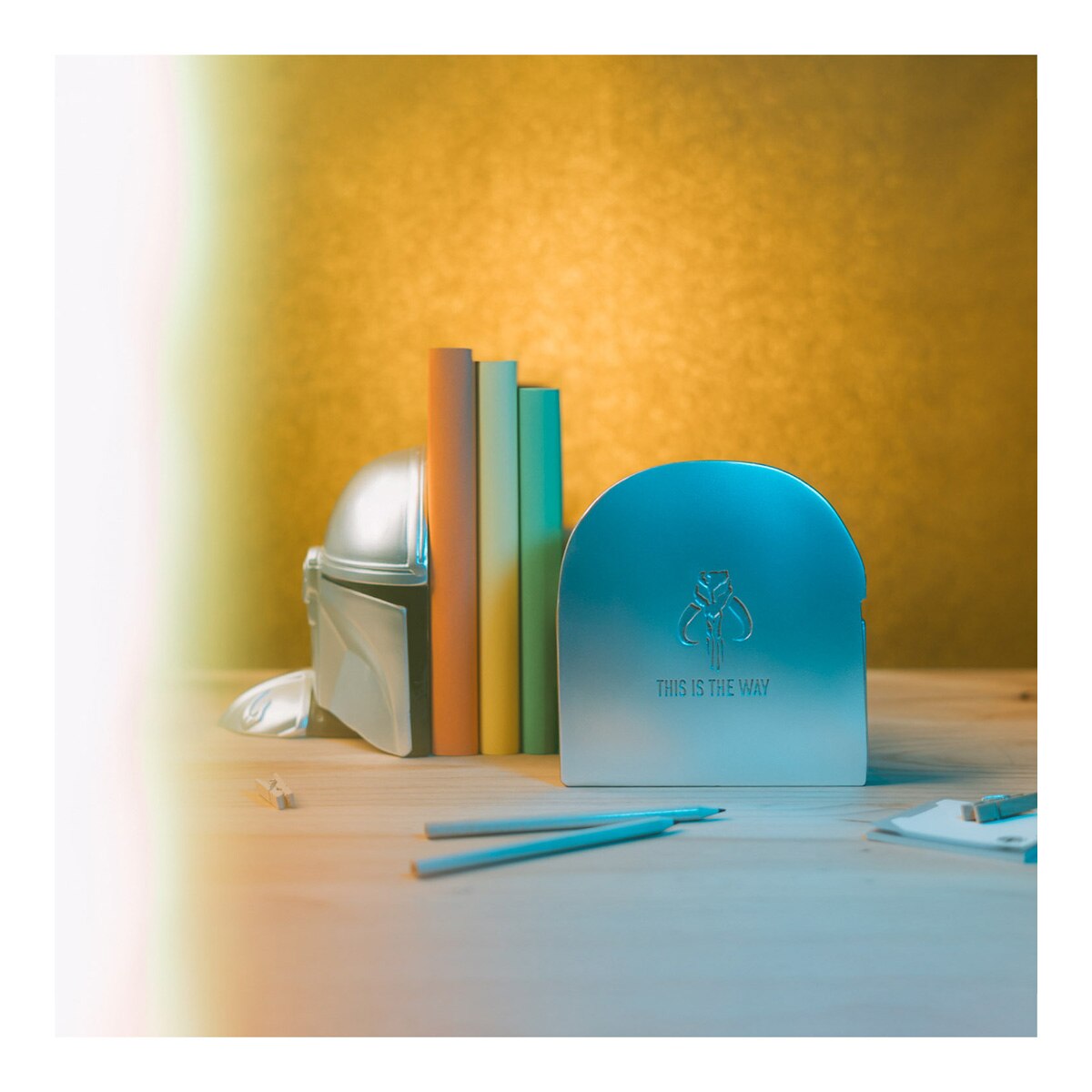 Suporte para Livros Mandalorian & Grogu Star Wars The Mandalorian Cinzento-5