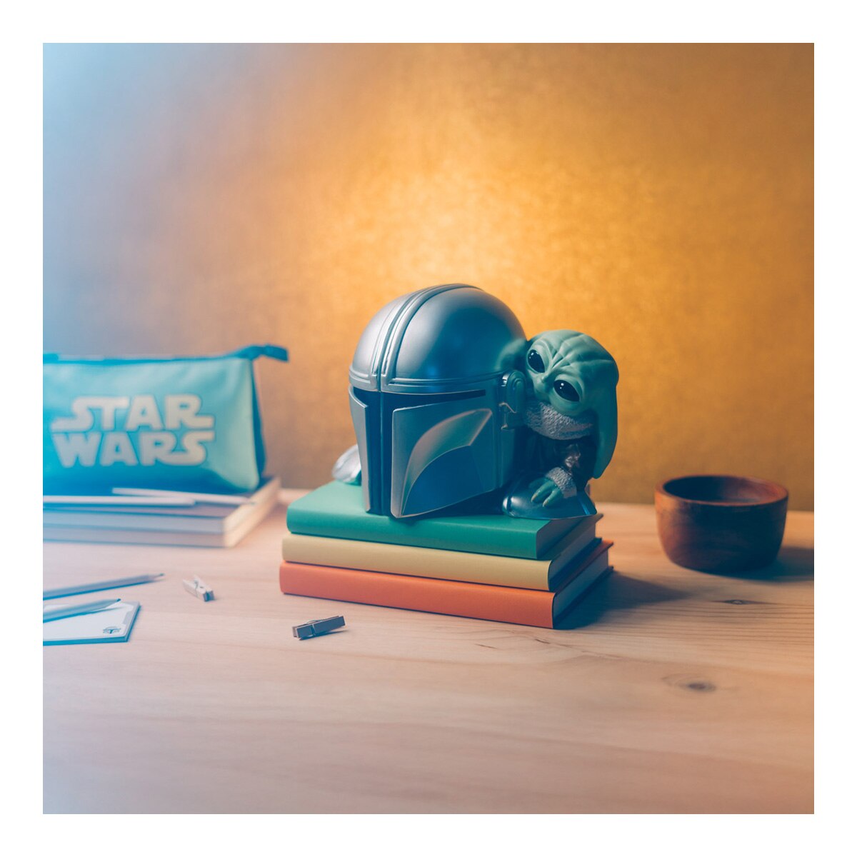 Suporte para Livros Mandalorian & Grogu Star Wars The Mandalorian Cinzento-7