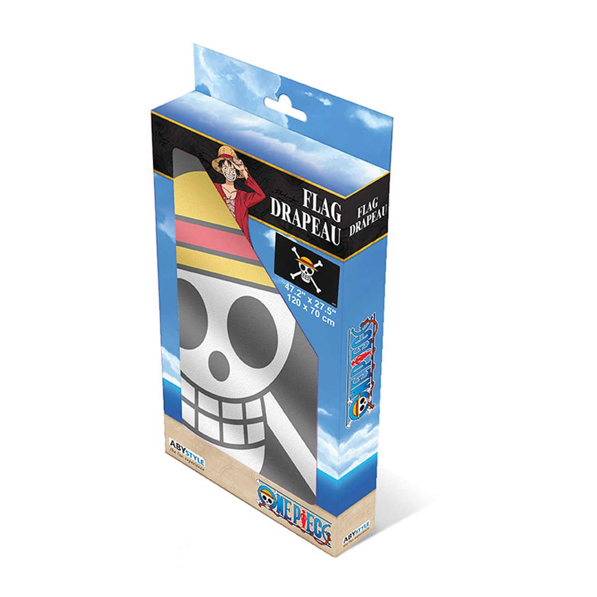 Bandeira Chapéu de Palha One Piece Abysse Preto-2