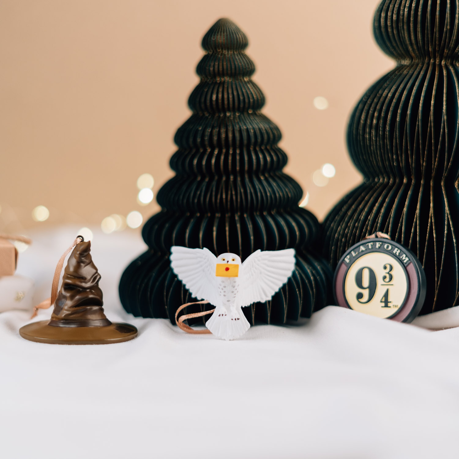 Conjunto 3 Ornamentos de Natal Chapéu Harry Potter 6