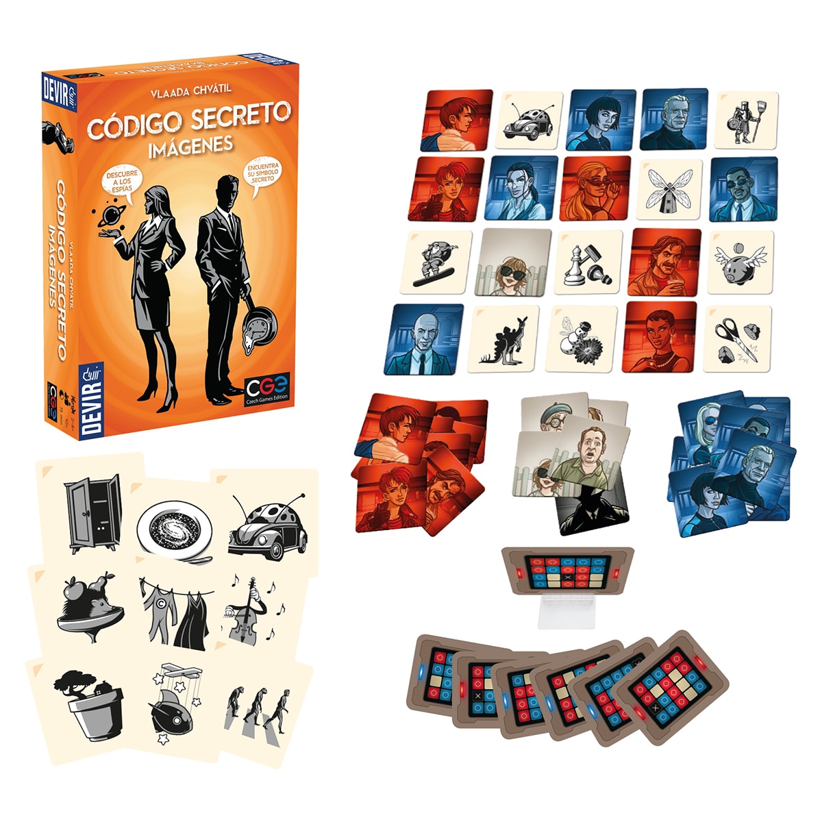 Jogo de Cartas Devir Código Secreto: Imagens 2