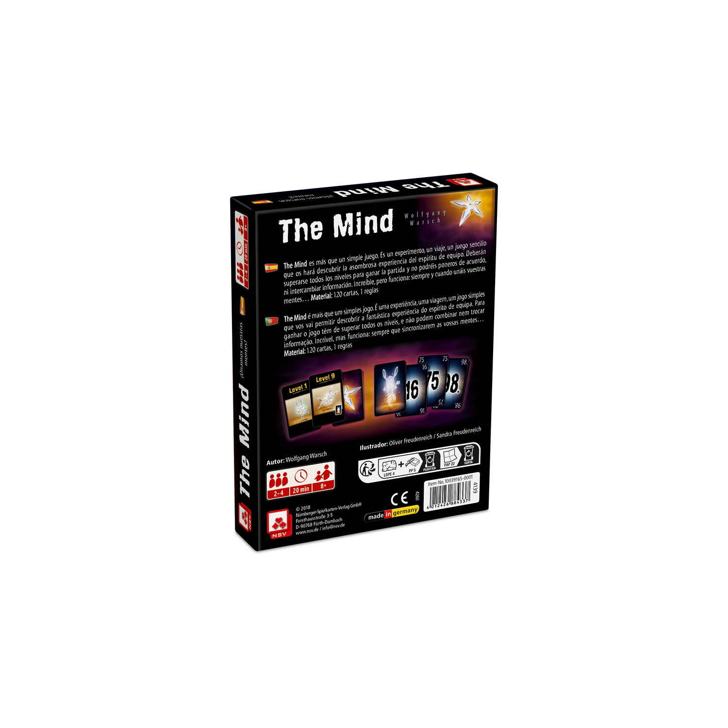 The Mind - Soulmates Gioco Da Tavolo, 2-4 Giocatori, 8+ Anni, Edizione Tedesca