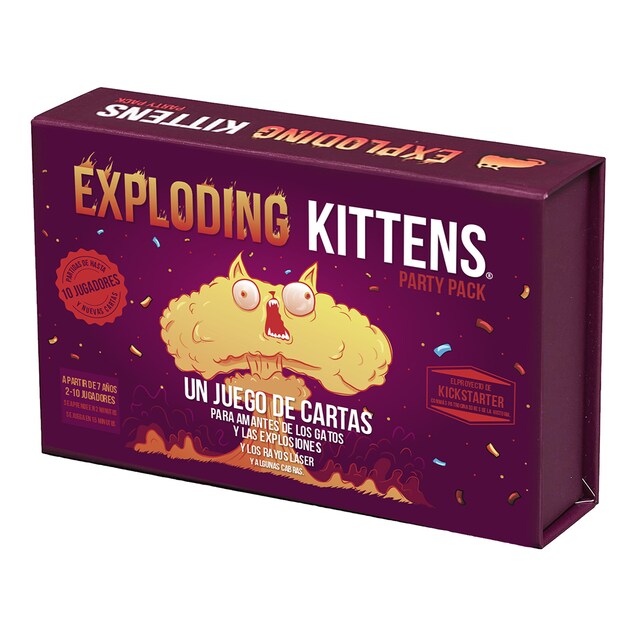 Juego de cartas Exploding Kittens: Party pack.