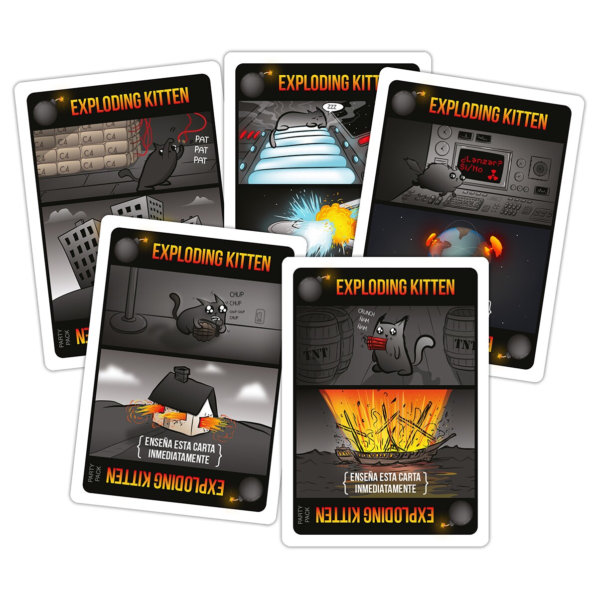 Juego de cartas Exploding Kittens: Party pack 4