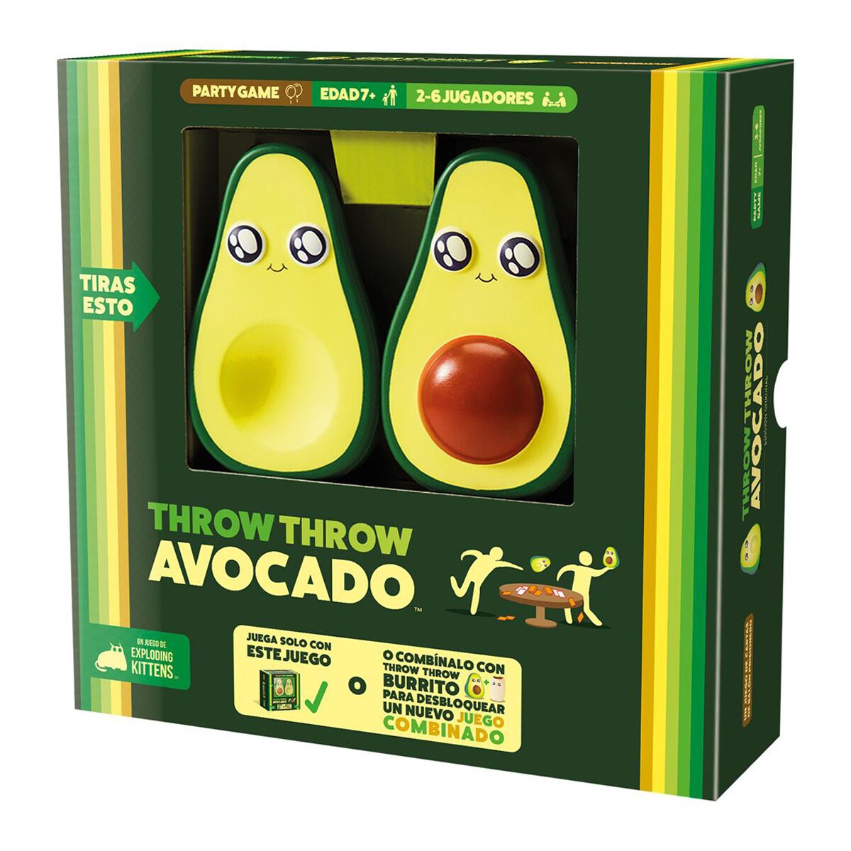 Juego de cartas Throw Avocado Asmodee 1