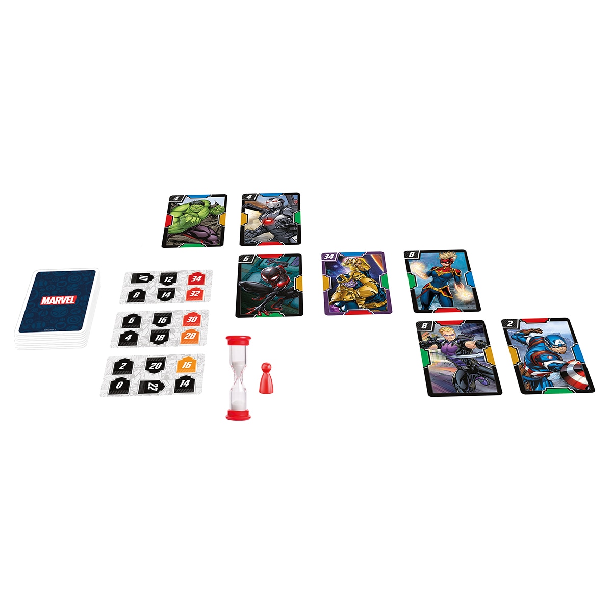Jogo de Mesa Marvel Los Vengadores Shuffle Marvel Heroes 3