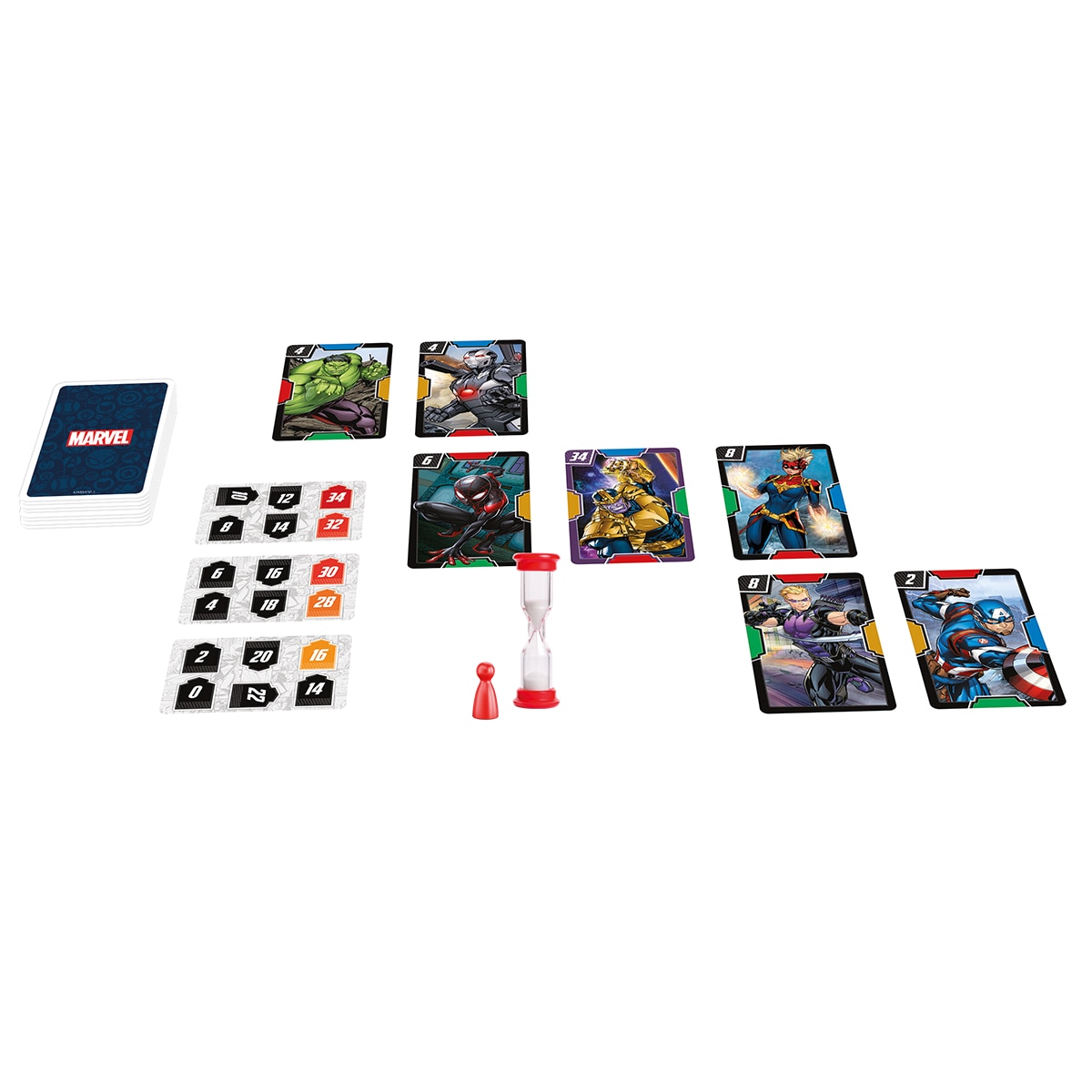 Jogo de Mesa Marvel Los Vengadores Shuffle Marvel Heroes 4