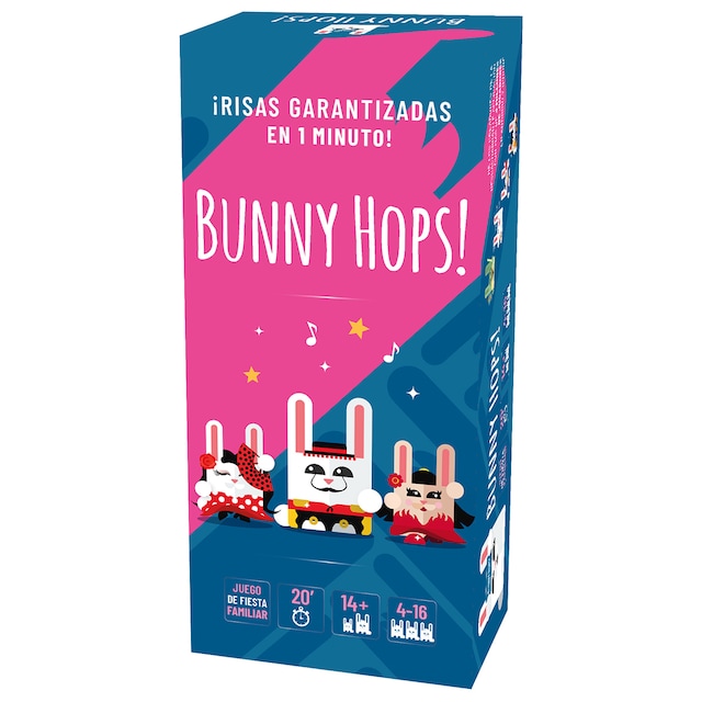 Juego de cartas Bunny hops!.