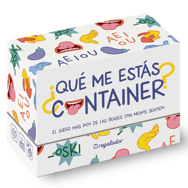 Juego de cartas ¿Qué me estás container?.