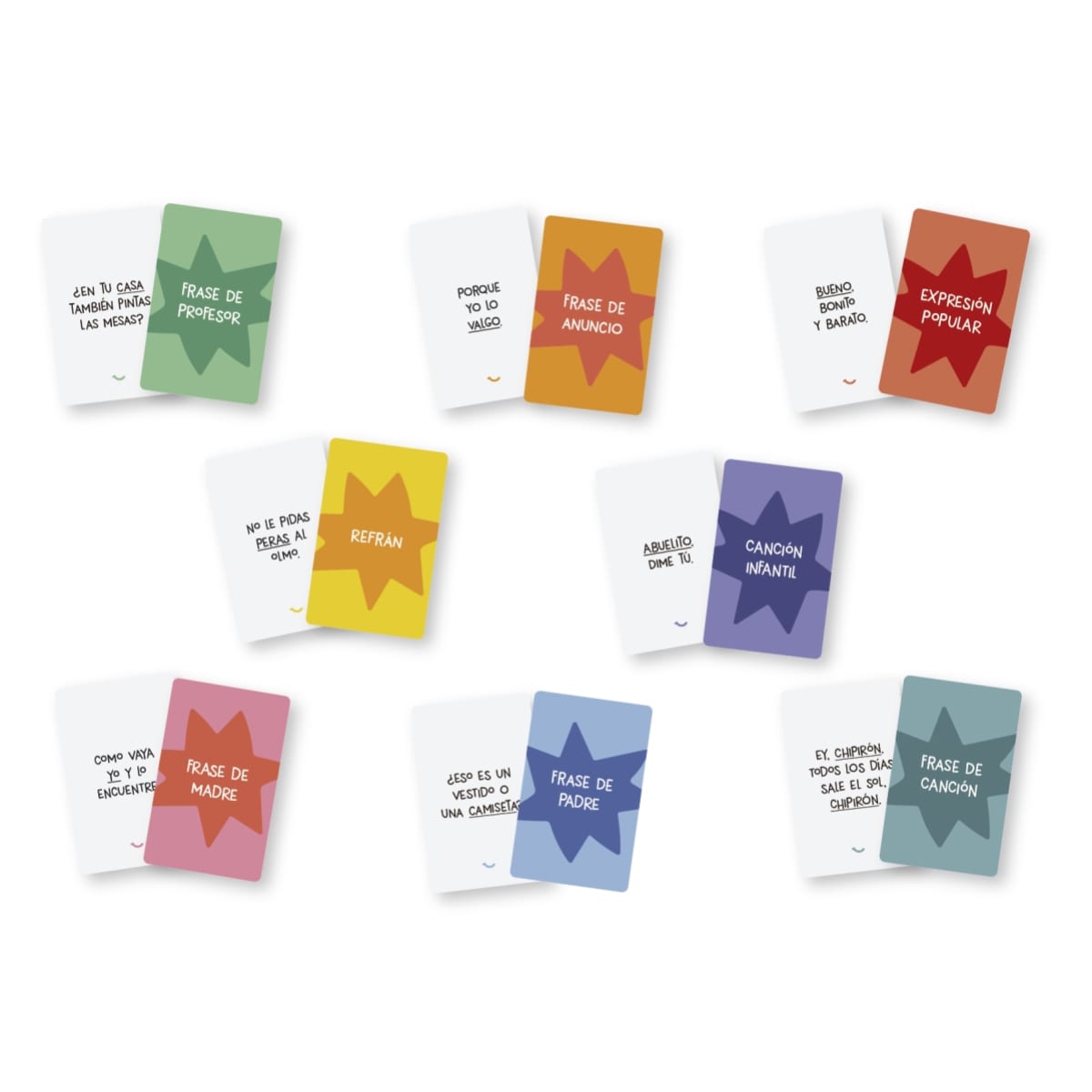 Juego de cartas ¿Qué me estás container? 5