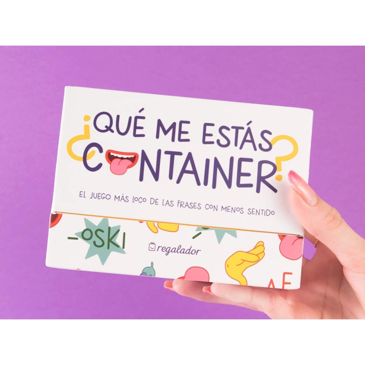 Juego de cartas ¿Qué me estás container? 13