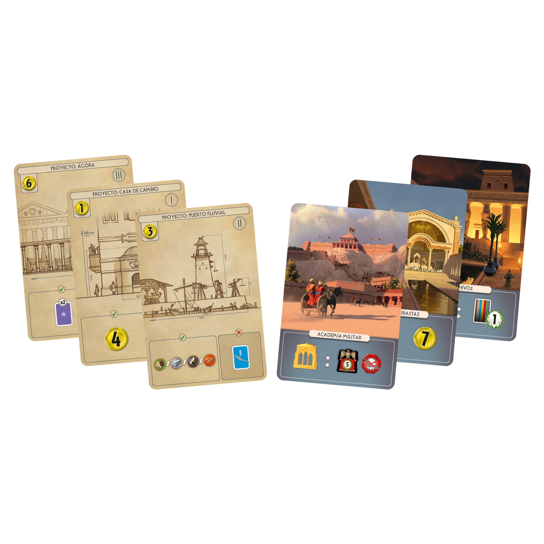 Jogo De Cartas Asmodee 7 Wonders 2