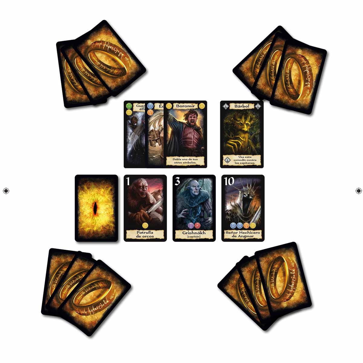 Jogo de mesa Batalla por la tierra medi El Señor de los Anillos 2