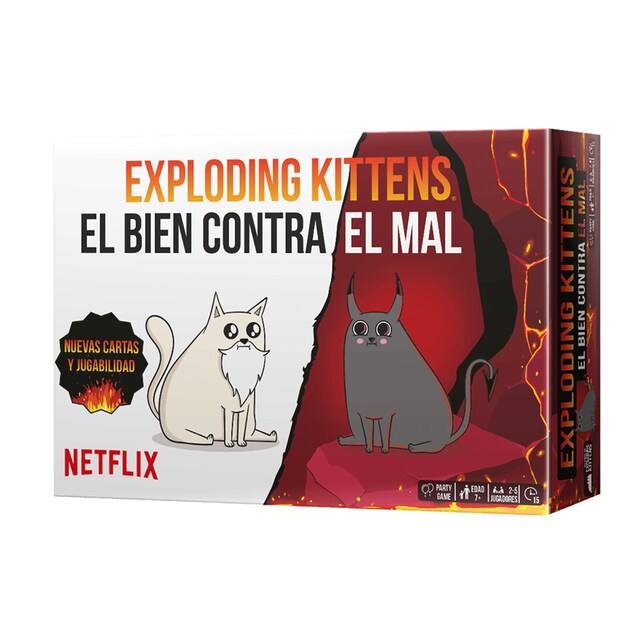Imagem 0 de Jogos de cartas Exploding Kittens:bien contra el mal Exploding Kittens