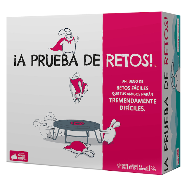 Juego de cartas ¡A prueba de retos! Exploding Kittens.
